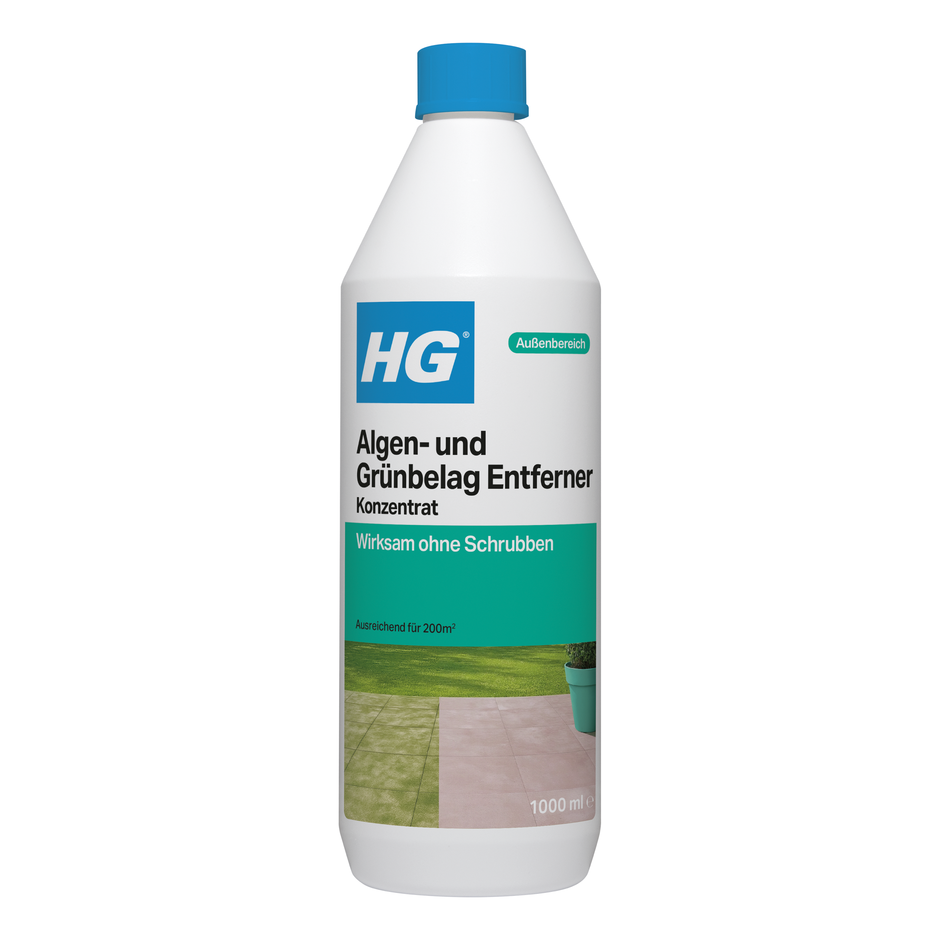 HG Algen- und Grünbelag Entferner 1 Liter Flasche