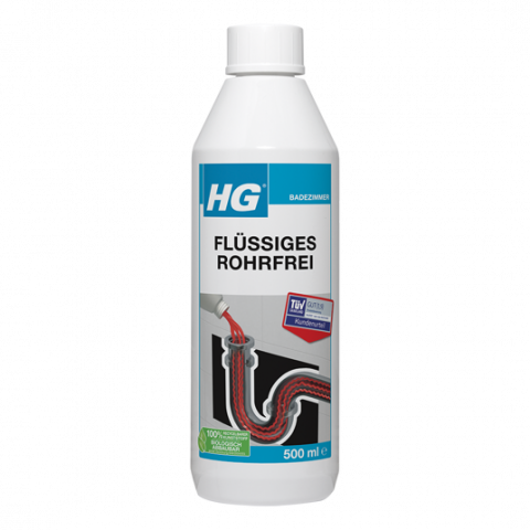 HG flüssiges Rohfrei 0,5 Liter Flasche
