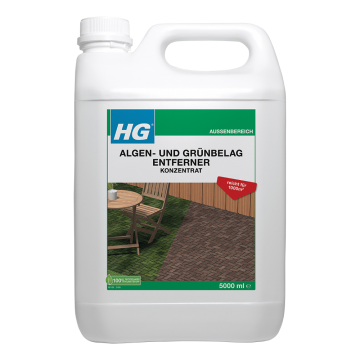 HG Algen- und Grünbelag Entferner - Konzentrat, 5 Liter